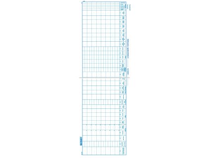 Výplatná listina 60x21 cm