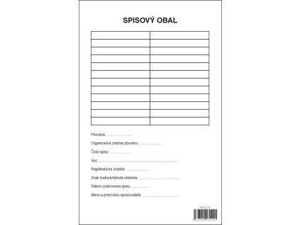 Spisový obal  A3fA4