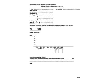 Logopedická karta: CENTR.POR.REČI    A3