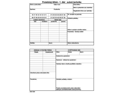 Lekársky poukaz na stom.zdrav.pomôcku A5 súprava/ 4 list.