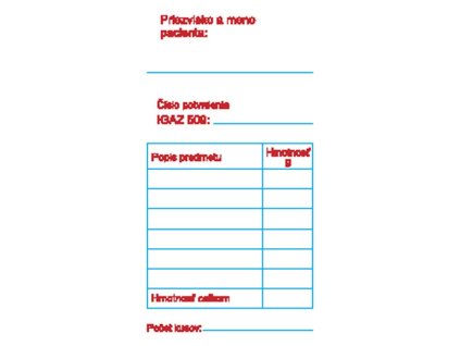 Vrecko - stomatologické          110x70