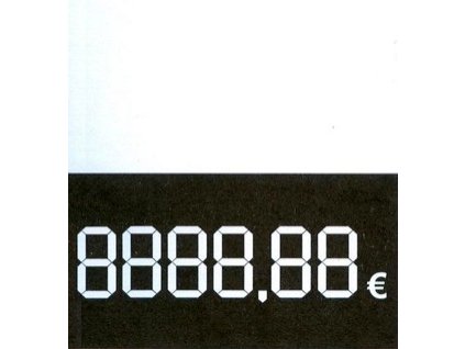 Cenovka digitálna    74 x 70mm - kartón