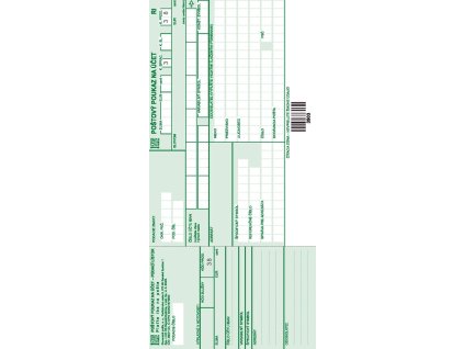 Poštový peňažný poukaz na účet RI