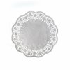 Dekoračná krajka (PAP) okrúhla biela Ø26cm [100 ks]