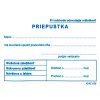 Priepustka - A7 blok=100 listov