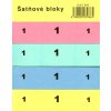 Šatňový blok-100 lístkov-farebný papier