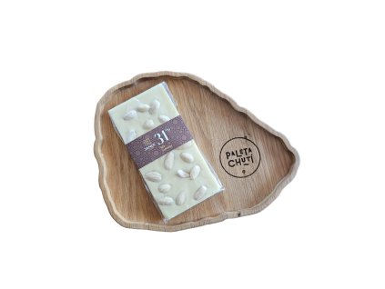 JANEK Bílá čokoláda s mandlemi 105g
