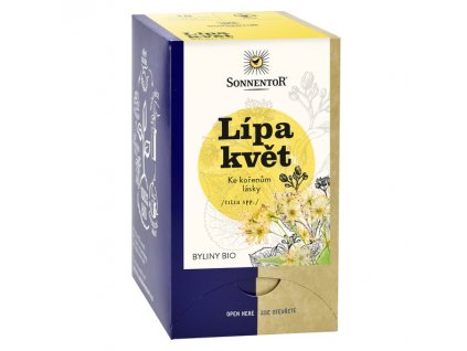 Lípa květ bio, Tilia spp. Lipový čaj Sonnentor