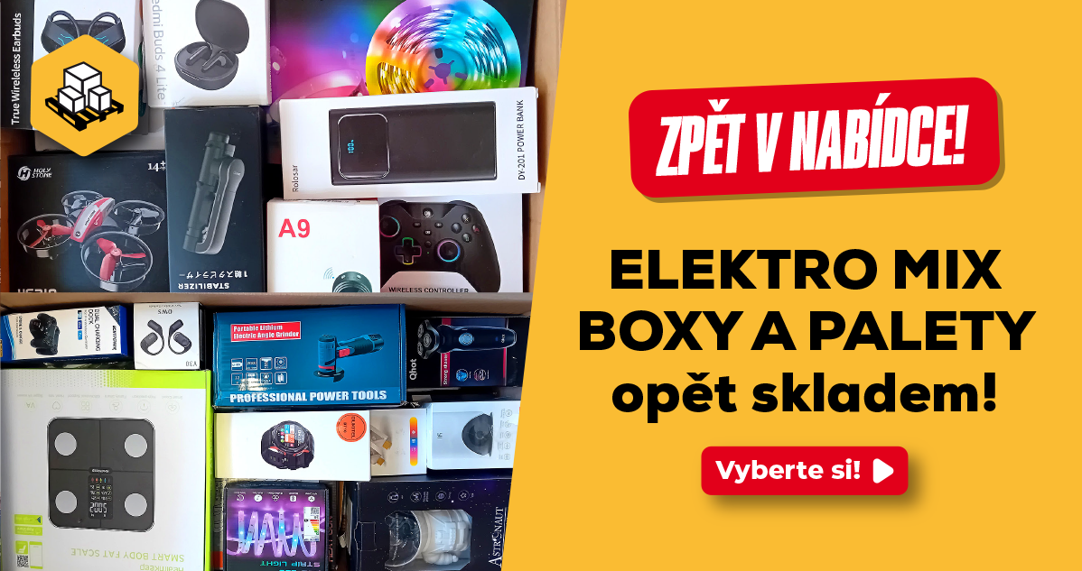 Mix boxy a palety za super cenu