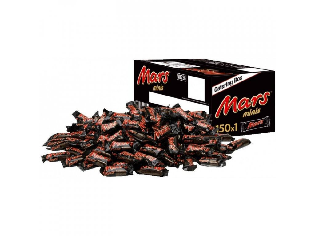 box cokoladove mini tycinky mars 150ks 2 7 kg