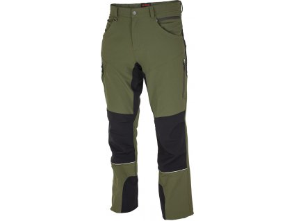 bennon fobos trousers green black outdoorove strecove kalhoty zelena cerna 50