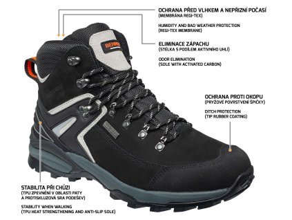 bennon salvador o2 black high kotnikova outdoorova obuv cerna seda 36 (8)