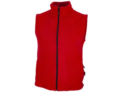 bennon fleece vest red fleecova vesta cervena xs (3)