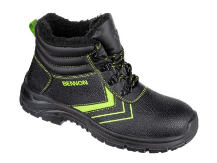 bennon basic o2 winter high kotnikova zateplena obuv o2 cerna 36