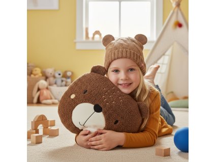 POLSTAREK MEDVED HLAVA hnedy 697111a2bb44f