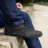 leather graphite black