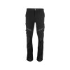 bennon argon trousers black strecove pracovni kalhoty do pasu cerna 42 (7)