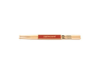 Wincent 5BXL Hickory Wood Tip Drumsticks 1