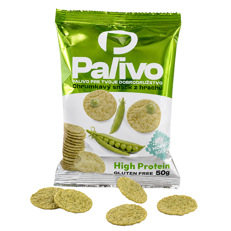 Chrumkavý snack z hrachu Palivo