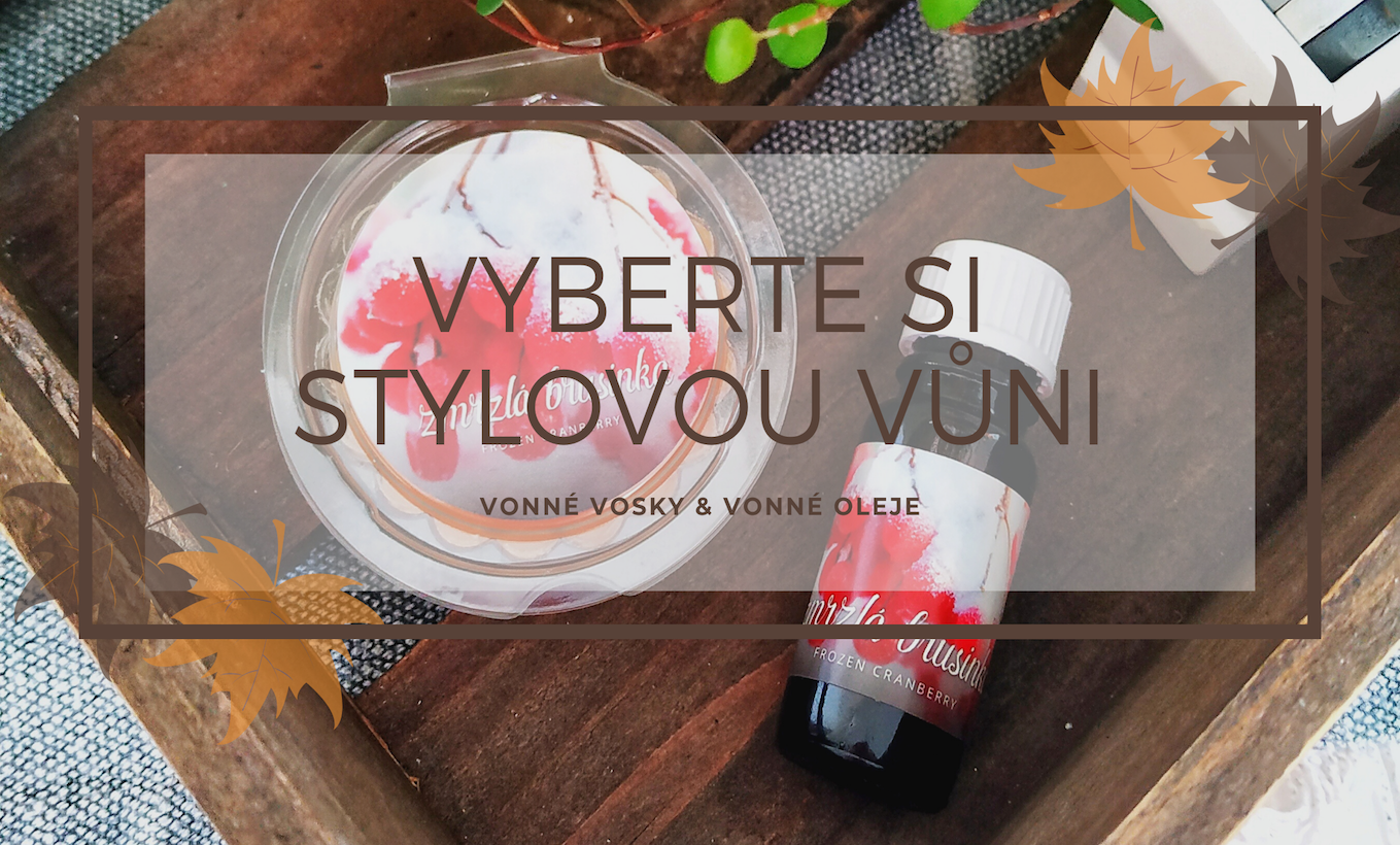 Vosk a olej zmrzlá brusinka