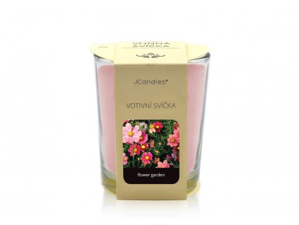 jcandles votive color v krabicce flower garden