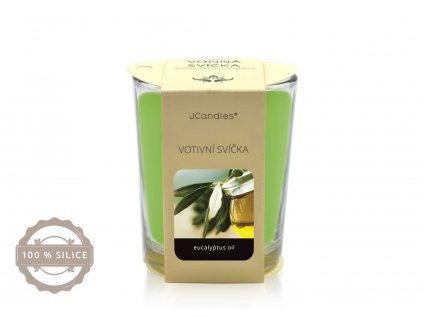 jcandles votive color v krabicce eukalyptus oil1