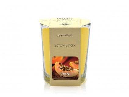 jcandles votive color v krabicce papaya