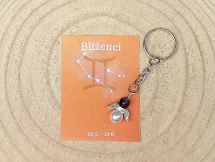 privesek na klice znameni blizenci (2)