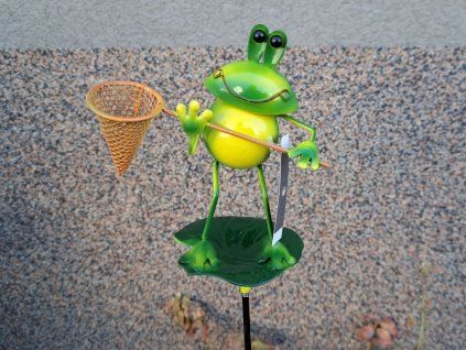 Kovový zápich žába 55 cm