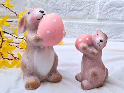 velikonocni keramicky zajicek