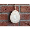 Závěsné dřevěné vajíčko 9 cm