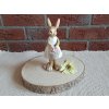 polyresinový zajíc 18 cm | holčička
