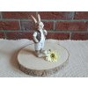 polyresinový zajíc 18 cm | chlapeček