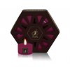 TEA LIGHT FLORAL BLACK ORCHID