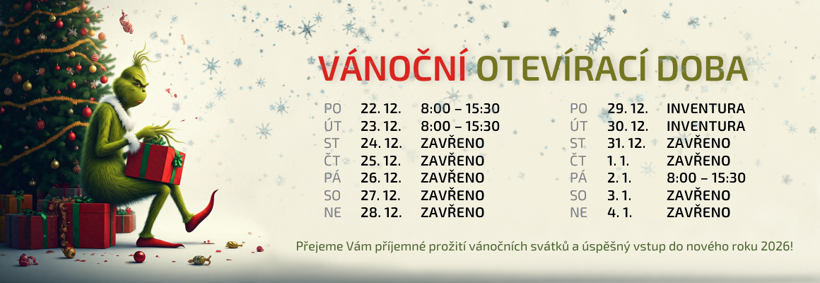 Vánoční otevírací doba 2025