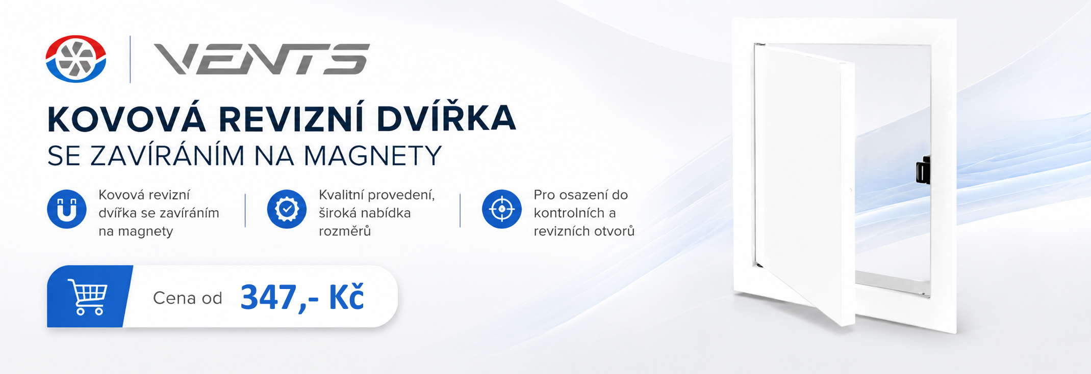 Kovová revizní dvířka DM