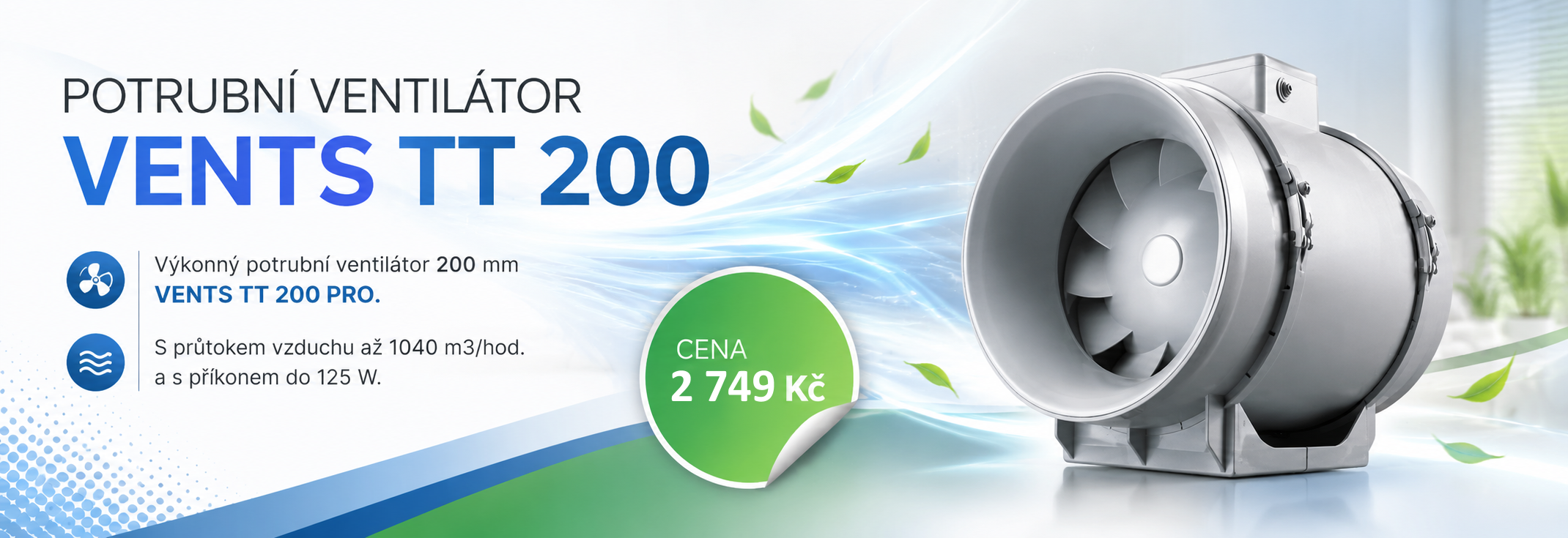 ventilátory TT 200