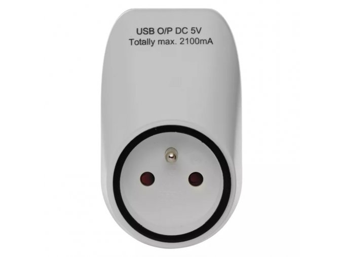 zasuvka s 2x USB p0071