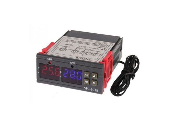 digitalni termostat s cidlem STC 3018 dratovy