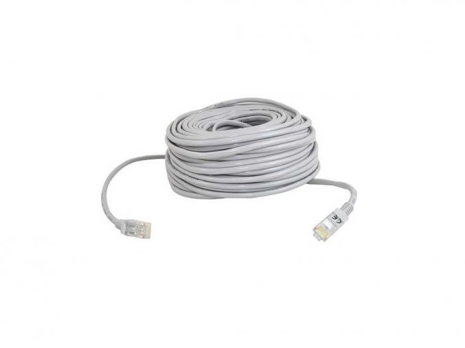 Kabel na internetu 50m s koncovkami RJ45 UTP 5E