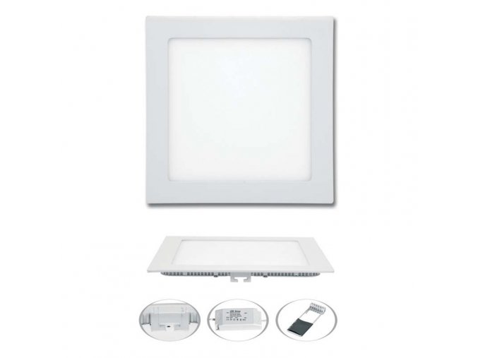 LED svítidlo LED-WSQ-6W/4100/BI, 6W, 4100K,  RAFA