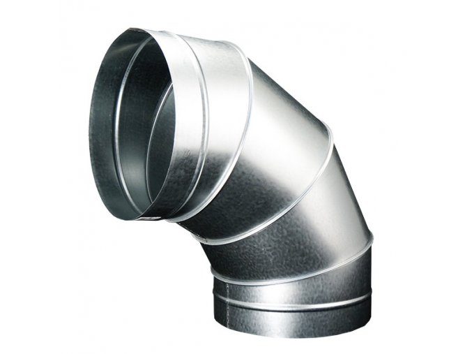 Kovové koleno pro kruhové potrubí 90 st./250 mm