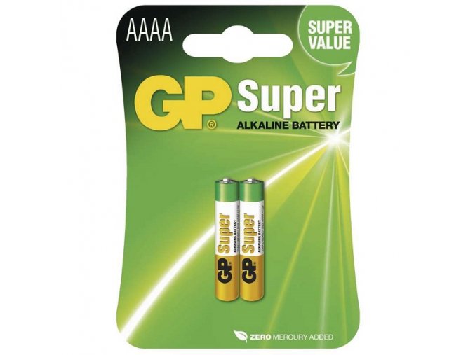 Baterie 25A GP alkalická AAAA