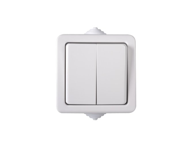 vypinac c.5 venkovni tekno IP54 bily