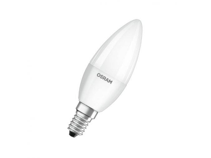 LED žárovka E14 svíčka 5,7W OSRAM LED VALUE CL B40 FR 5,7W/840/E14, neutrální bílá