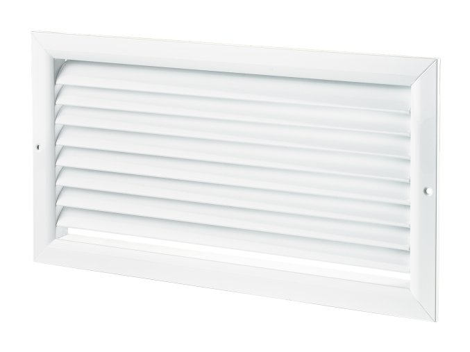 ventilacni mrizka extrudovany hlinik wdp 300x100 mm bila