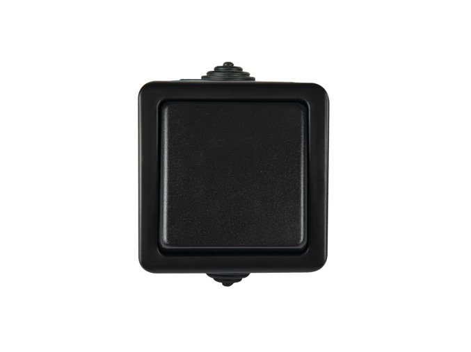 vypinac c.6 stridavy tekno IP54 cerny