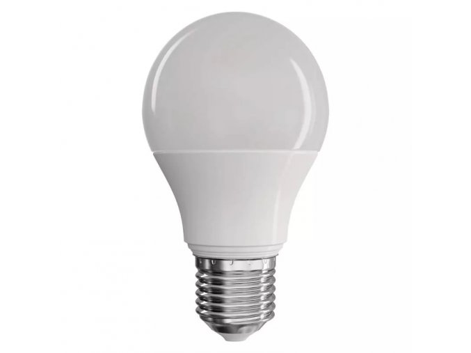 LED zárovka Classic A60 5,2W E27 tepla bila