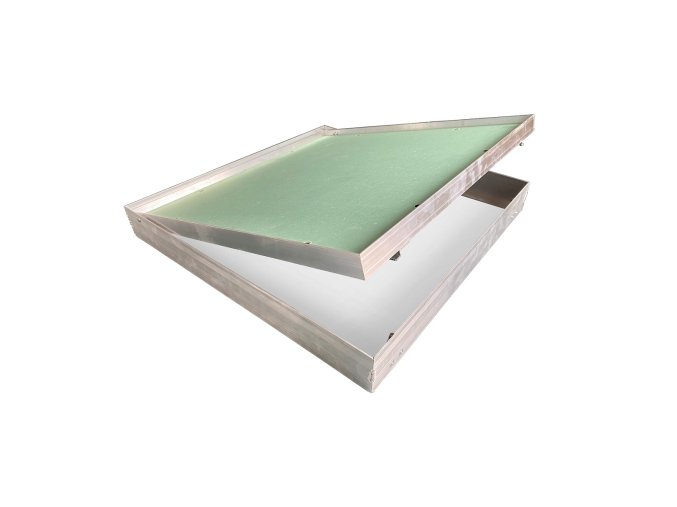 revizni dvirka pod obklad zapusteny 13mm do zdiva 500x500 12,5 gkbi us pohled