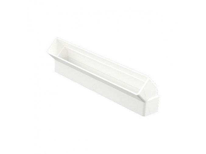 Koleno pro čtyřhrané potrubí 45st. vertikální 308x29 mm PVC